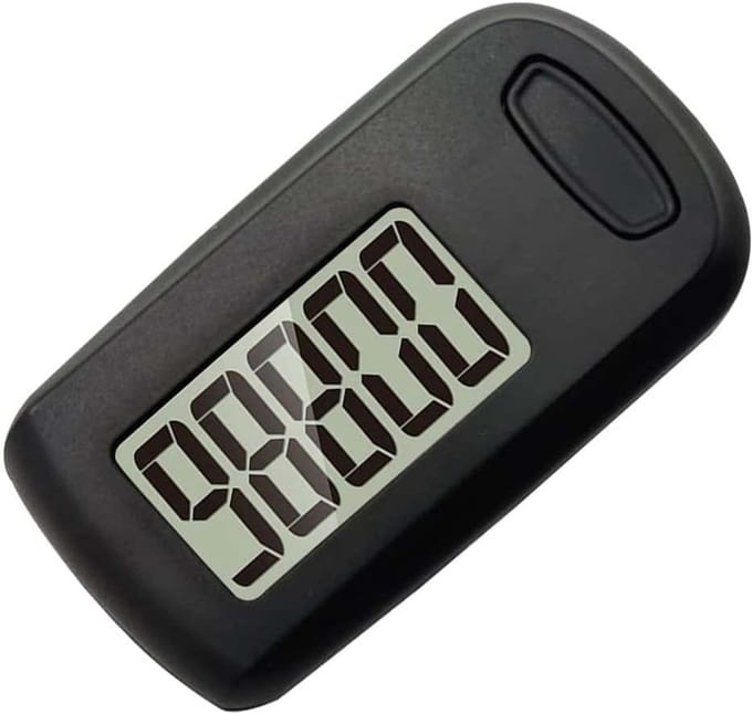 Stappenteller - Pedometer Sport - Dagelijkse Beweging - 3D Sensor Technologie - 31 gram - Zwart