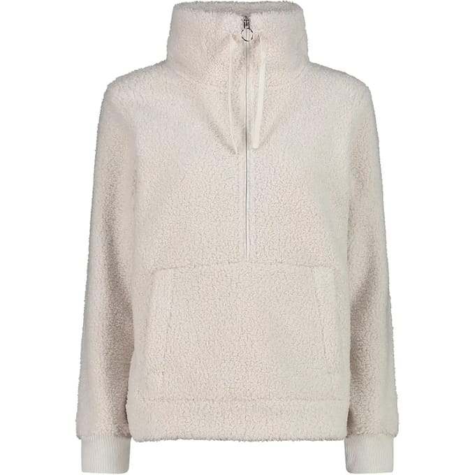 Dames sweatshirt met halve rits CMP