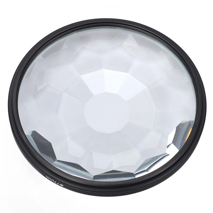 77mm Kaleidoscoop Prisma Camera Lens Filter Optisch Glas Fotografie Speciaal Effect Filter voor Micro SLR Camera gray