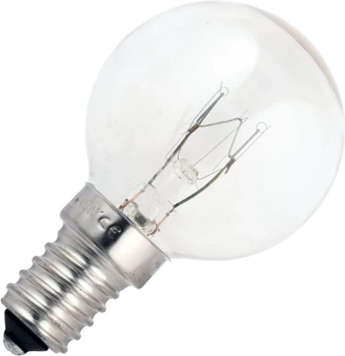 Schiefer E14 Kogel Gloeilamp | 40W 2700K 300lm 220V/240V | Dimbaar