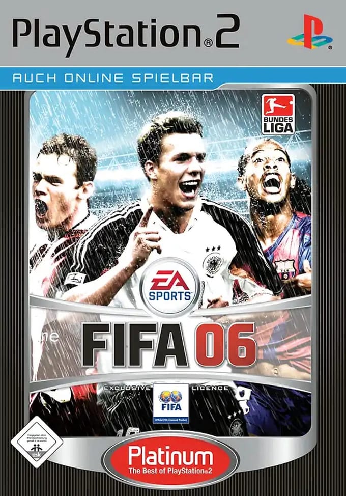 FIFA 06-Platinum Duits (PlayStation 2) Gebruikt