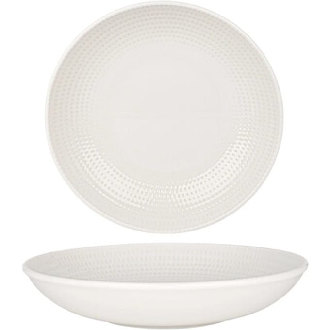 Bonna Diepbord - Pure Dot - Porselein - 23 cm (1000cc) - set van 6