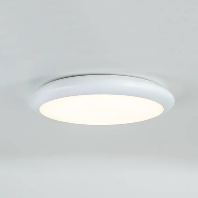 BRUMBERG Gavan LED plafondlamp, IP65, wit Ø32cm