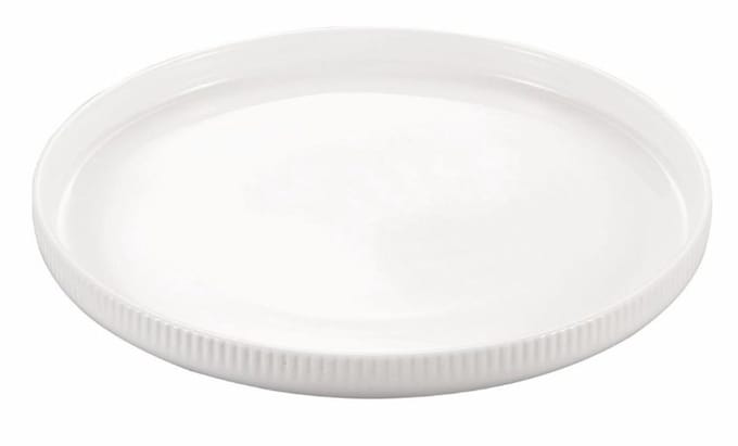 Bavary Linens Porseleinen Serveerbord - Ribble - Moderne Look - Set Van 3 - Wit