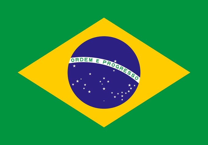 Vlag Brazilië 300x450cm