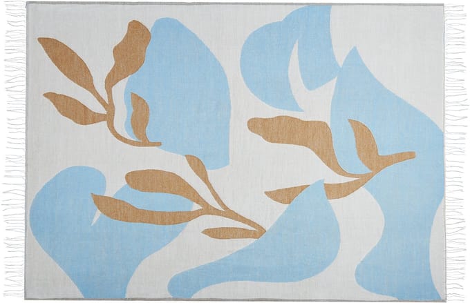 PALHI - Plaid - Lichtblauw - 130 x 170 cm - Polyester