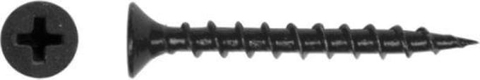 PGB Snelbouw Gipsplaatschroef PH2 - 3.9 x 35 mm (1000 stuks) - Grove Draad - Zwart