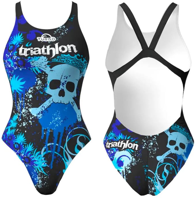 Turbo Triathlon Calaveras Zwemkleding Blauw XL Vrouw