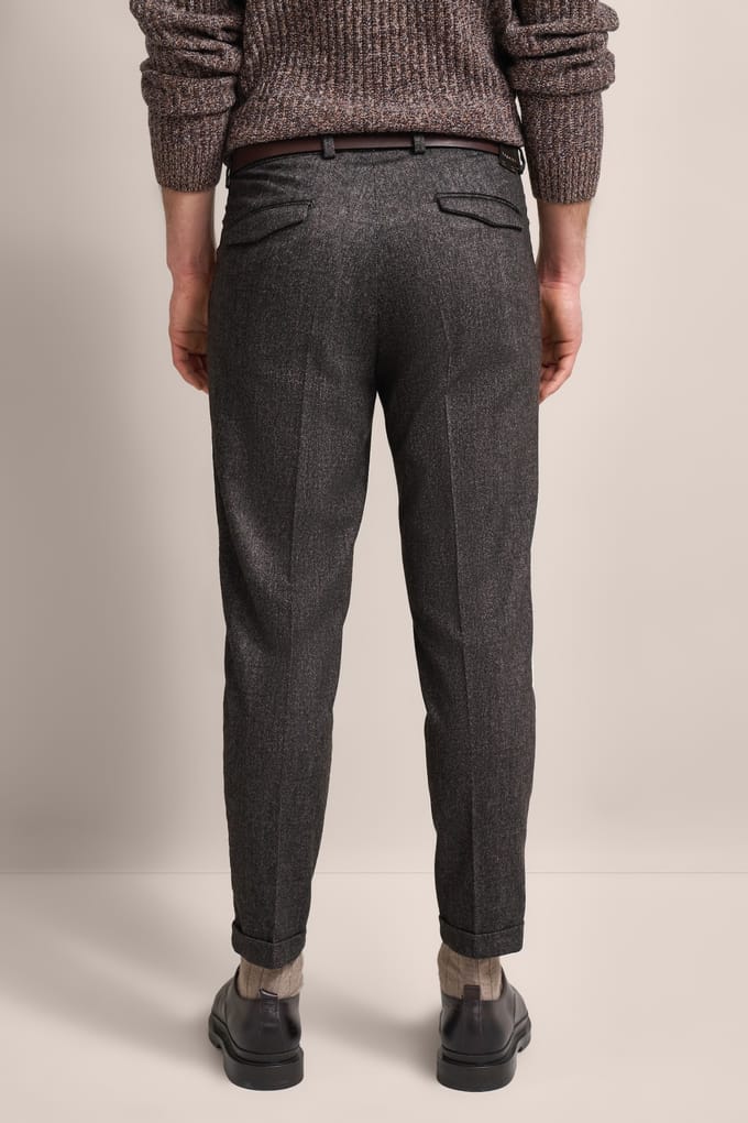 Bugatti Herren Geplooide broek extra zacht
