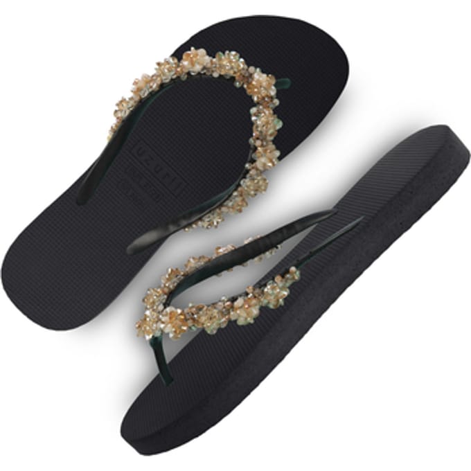 Uzurii | Teenslippers | Dames | Zwart | Maat 39/40