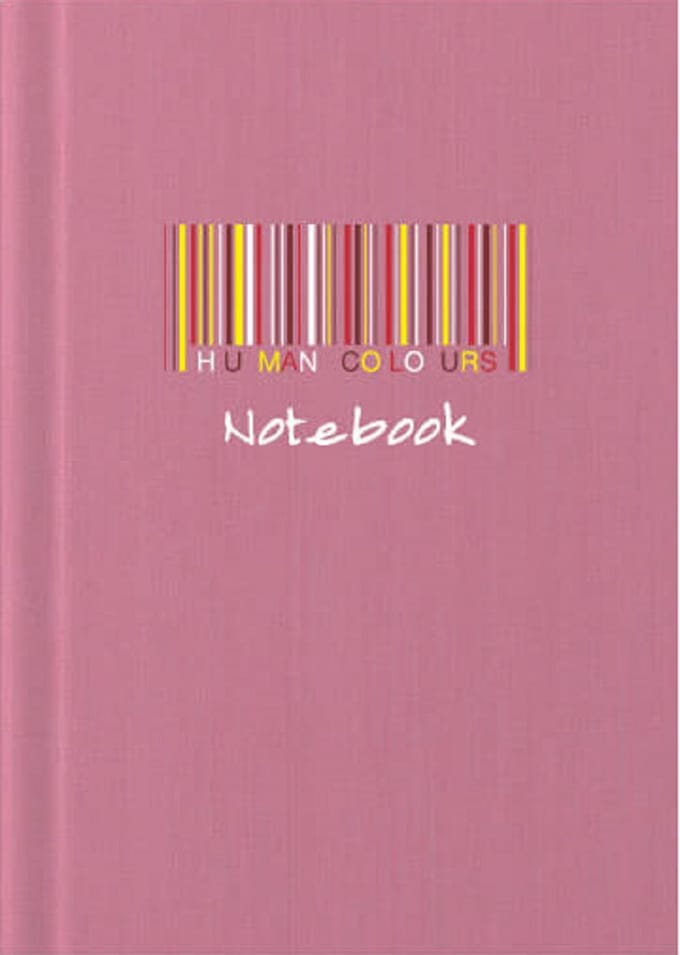 Peleman - Creative Notebook – Human Colours, Kahmir – 14,8 x 21 cm (A5) – roze