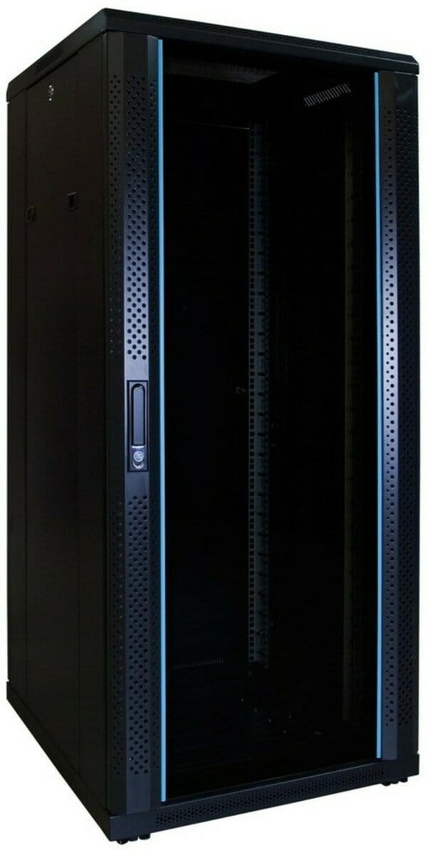 DSIT 27U serverkast met glazen deur 600x600x1400mm (BxDxH) - serverbehuizing - serverrack - 19 inch