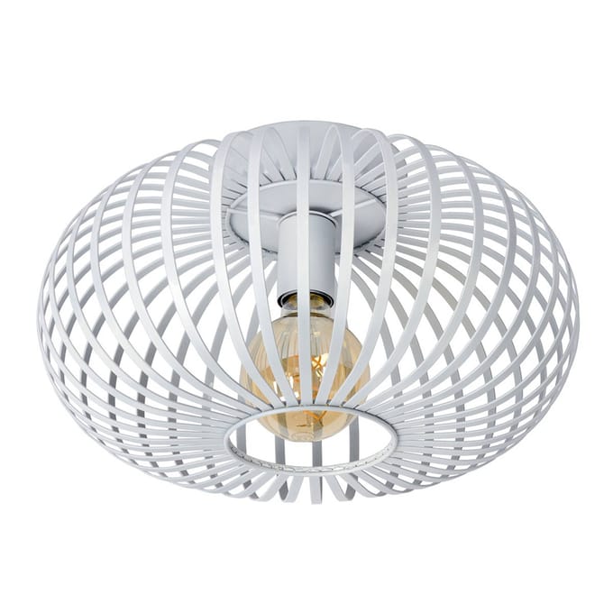 Lucide MANUELA - Plafonnière (Plafondlamp) - Ø 39,5 cm - 1xE27 - Wit