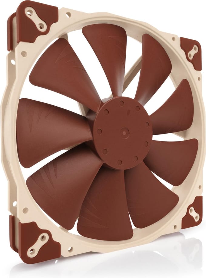 Noctua NF-A20 Computer behuizing Ventilator 20 cm Beige, Bruin