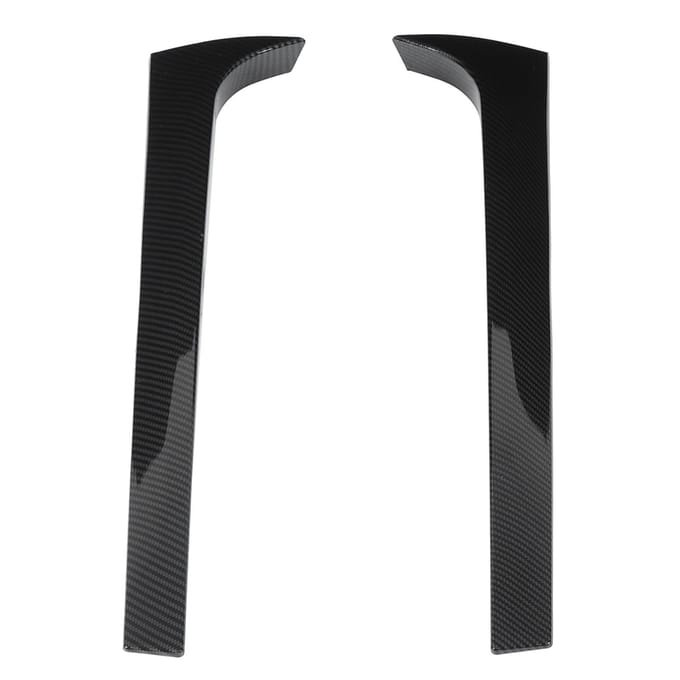 2 stuks achterruit zijspoiler in koolstofvezelstijl, vervanging voor Octavia Estate 2014-2019 black