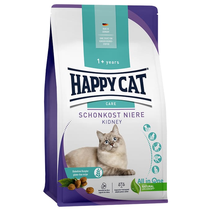 2x4kg Happy Cat Care niervoer droog