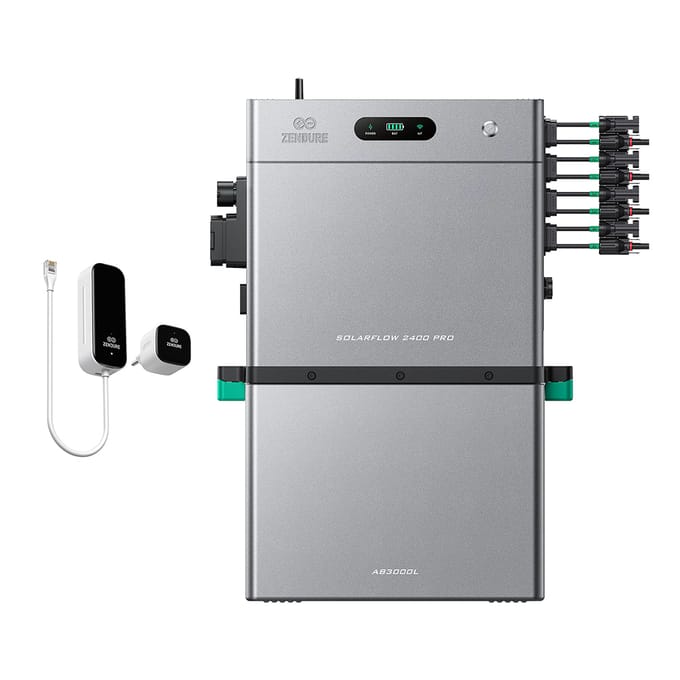 Zendure SolarFlow 2400 Pro - SolarFlow 2400 Pro & Slimme Meter P1 / 1*AB3000L (2.88 kWh) / Zonder panelen