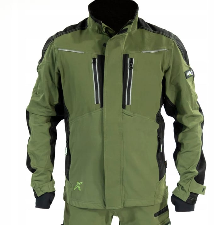 SAFETY JACKET STALCO PERFECT maat XL STRETCH LINE KHAKI S-79287