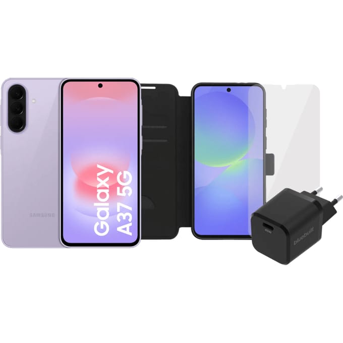 Samsung Galaxy A37 128GB Roze 5G + Compleet Accessoirepakket