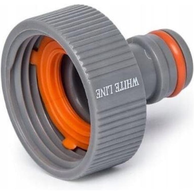 Bradas WHITE LINE Kraanadapter 25 mm (1") Vrouwelijk – Tuinslang Adapter Binnendraad – Aansluiting voor Beregening en Snelkoppeling