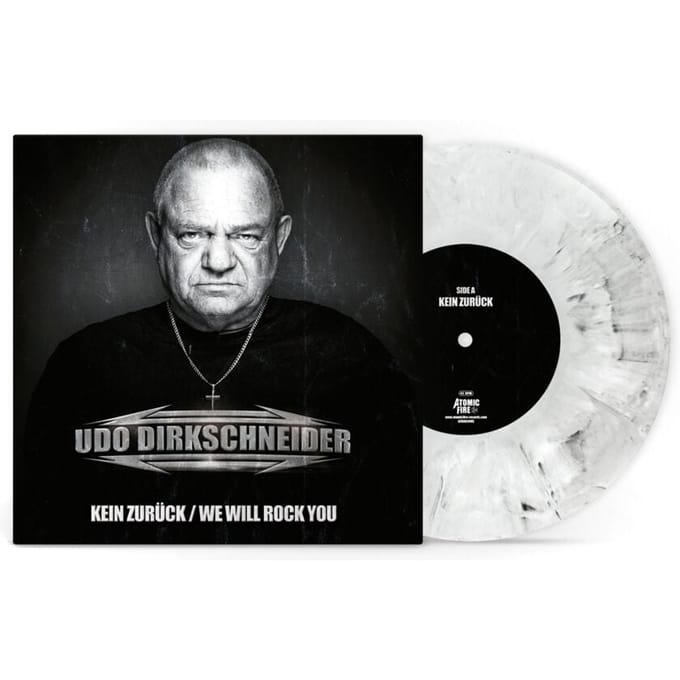 Udo Dirkschneider LP - Kein zurück / We will rock you - voor Geen - gemarmerd