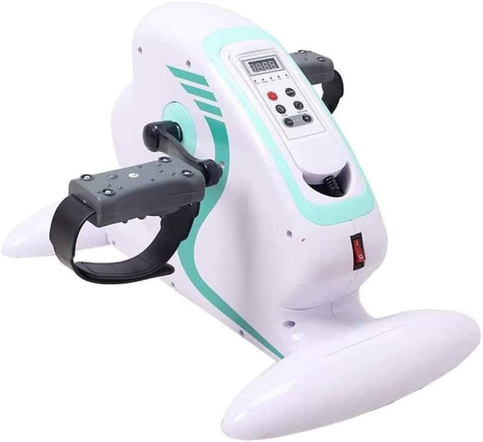 Oefenfiets Arm Been - Mini Hometrainer - Revalidatie Training - Elektrisch Passief Actief - 48x35x30cm - Zwart