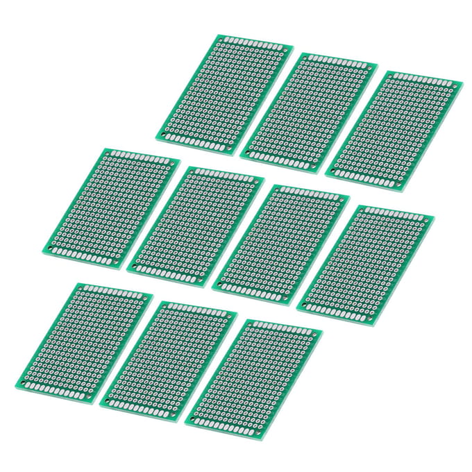 Lot de 10 circuits imprimés universels à souder et à double face, 4 x 6 cm
