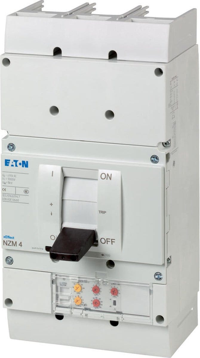 Eaton NZMN4-VE1000 Vermogensschakelaar 1 stuk(s) Instelbereik (stroomsterkte): 500 - 1000 A Schakelspanning (max.): 690 V/AC