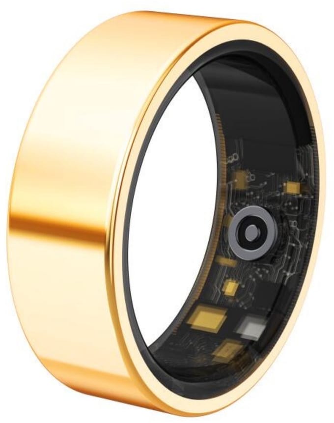Lacardia Smart ring - Slimme ring - Goud - Maat 9 - Beschikbaar voor android en IOS - Eigen app - Unisex voor Dames & Heren