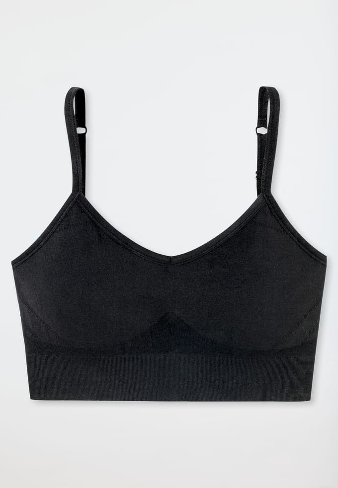 Bustier naadloos verwijderbare pads zwart - Casual Seamless S