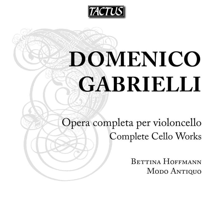 Bettina Hoffmann & Modo Antiquo - Gabrielli: Opera Completa Per Violoncello (CD)