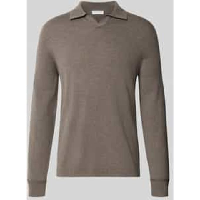 Regular fit shirt met lange mouwen van puur katoen model 'Edmund'