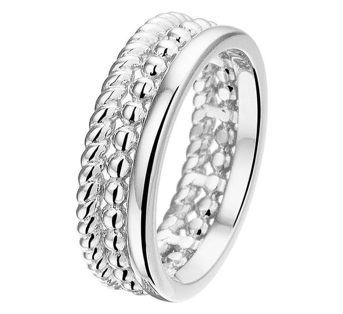 Zilver Gerhodineerde Ring 1326683 19.00 mm (60)