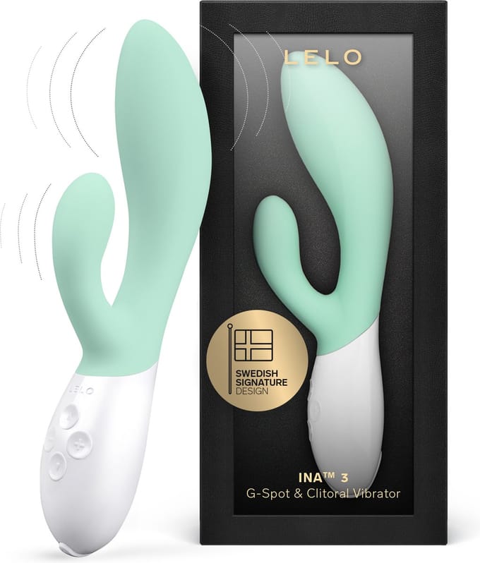 LELO INA 3 – Rabbitstimulator – Waterdicht – 10 Trilstanden – Seaweed