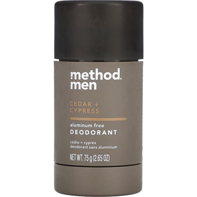 Method, Men's, Deodorant, Cedar + Cypress, 2.65 oz (75 g)