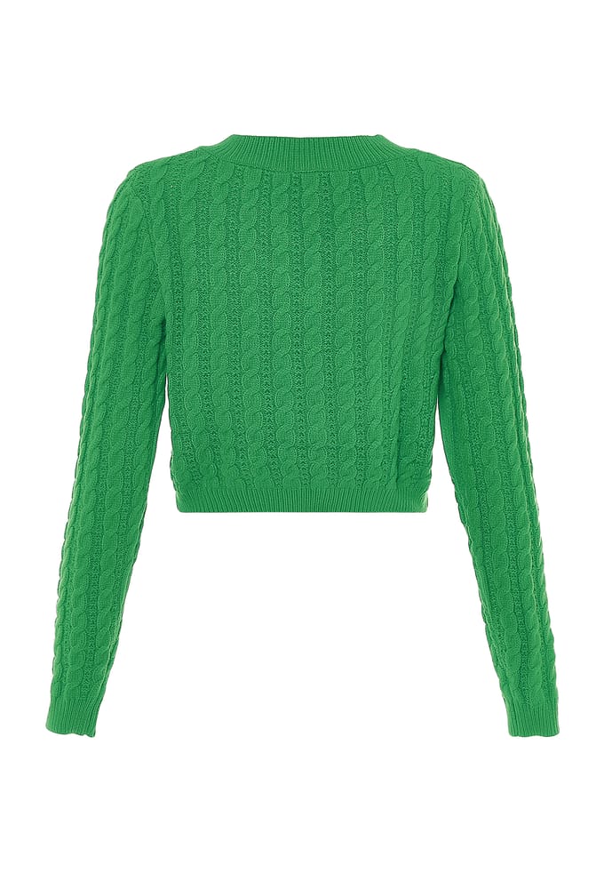 Mymo Jumper Dames Grasgroen