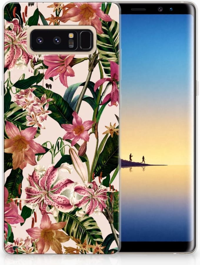 Samsung Galaxy Note 8 TPU Case Flowers