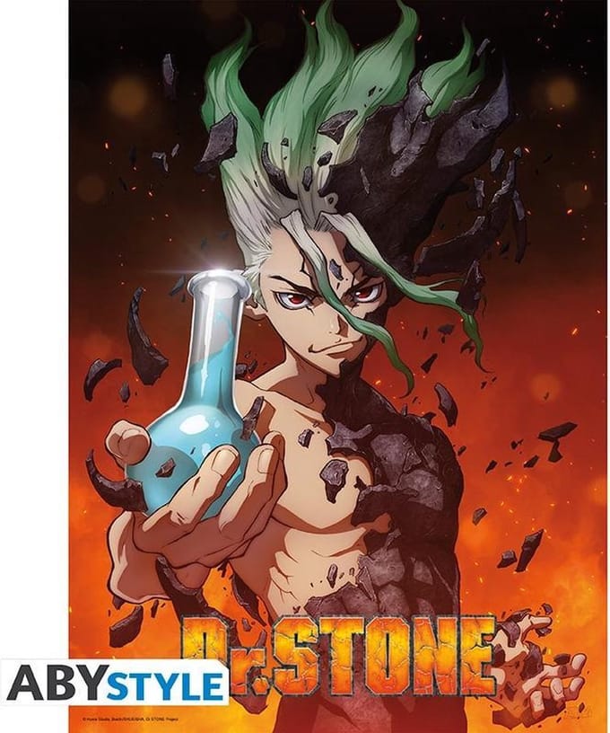 ABYstyle Poster - Dr Stone Senku - 52 X 38 Cm - Multicolor