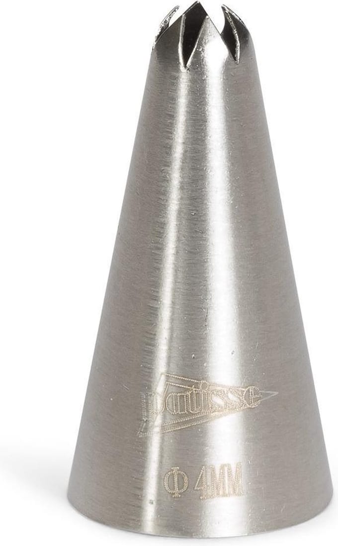 Spuitmondje rvs gesloten ster 7 mm