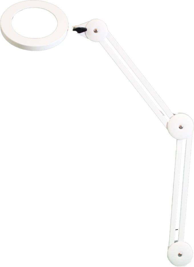 Syco SLV1803WH Mini Chameleon USB Vergrootglas Lamp - Leeslamp - Hobby Lamp - LED (Wit)