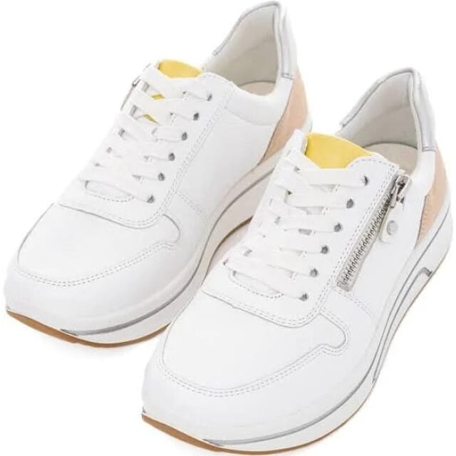 Ara 12-27540 sapporo h-wijdte white/limo 2111