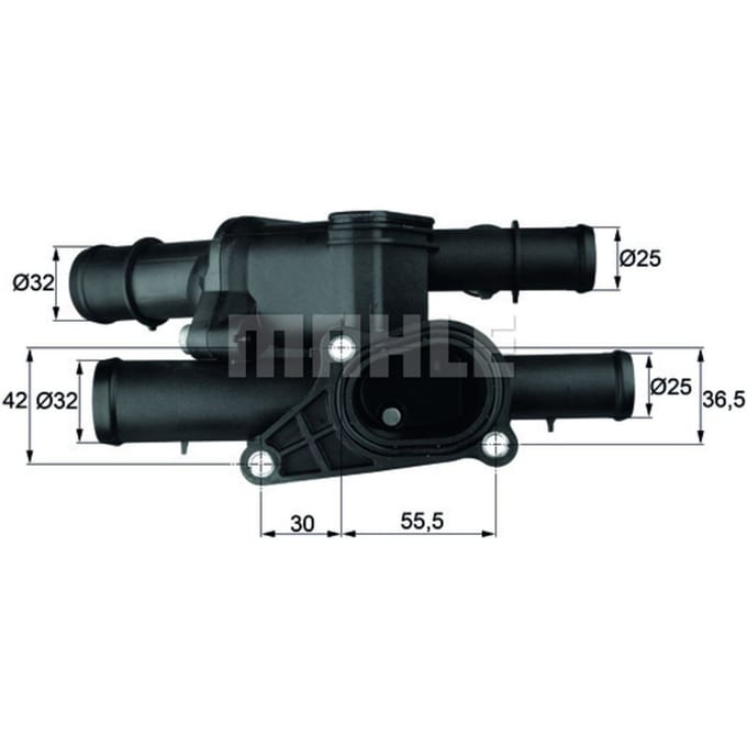 Thermostaat, koelvloeistof MAHLE TM 1 105