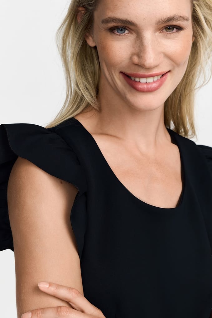 Rich & Royal Scuba Minidress Black Maat: 38 | Mini Jurken Outlet | Dames | Zwart