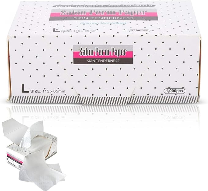 Ultra-dunne haarkrulpapier voor ademend haar, ideaal voor professionele kappers en thuisgebruik