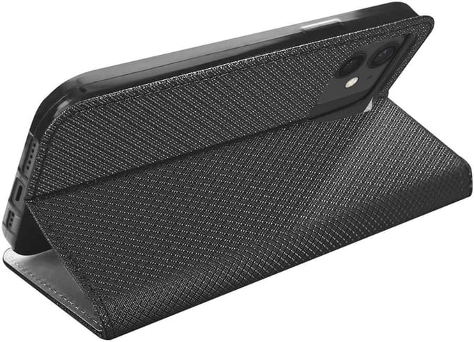 Jaym, Hoesje geschikt voor Apple iPhone 11 - Magnetisch Folio met Standaard, Zwart