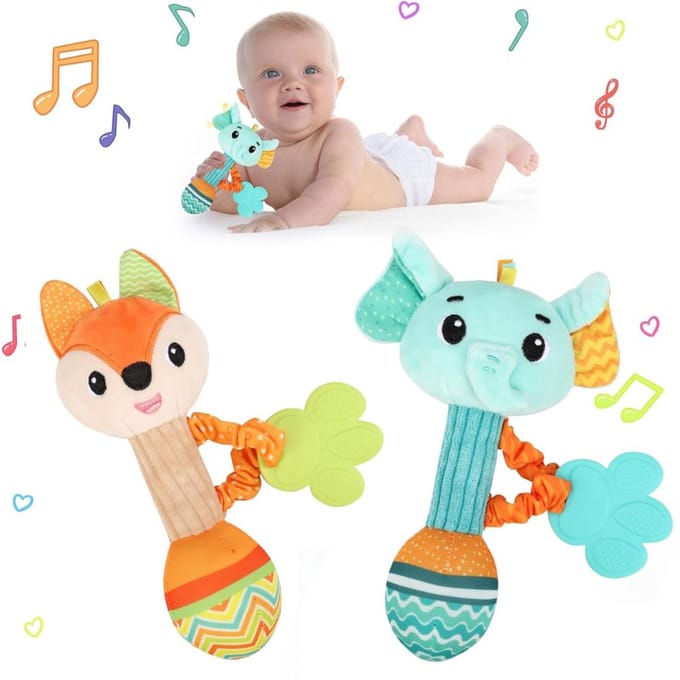 VELTRR® Baby Speelgoed 0 Jaar - Kinderspeelgoed 6 Maanden - Multicolor