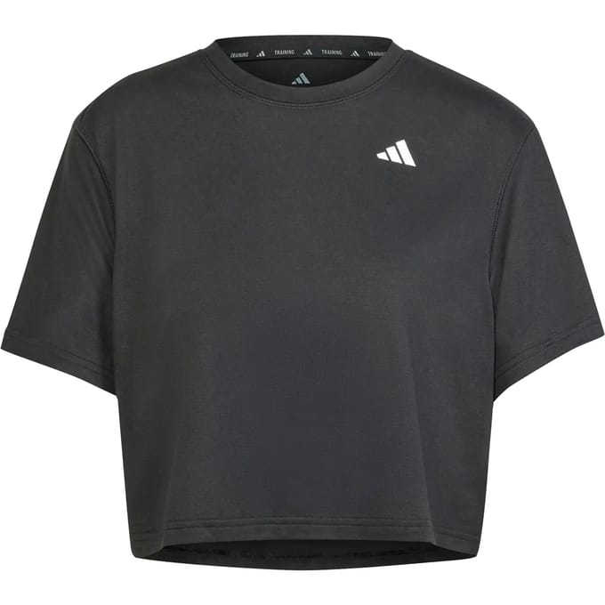 Adidas Train Essentials Boxy Workout T-shirt Met Korte Mouwen Zwart M Vrouw