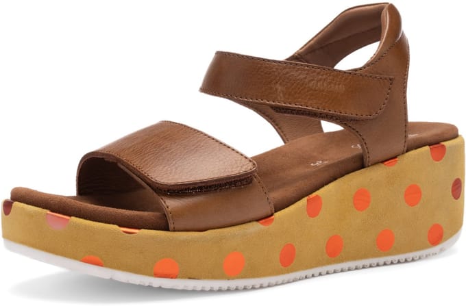 Sandalen met sleehak Ara -
