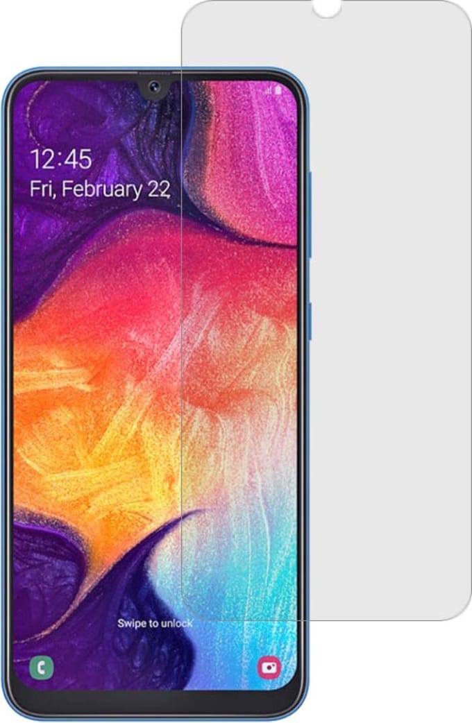 Smartphonica Samsung Galaxy A50 screenprotector van glas geschikt voor Samsung Galaxy A50