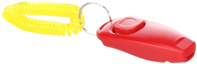Flamingo – Xoë – Hondenfluit En Clicker – Rood